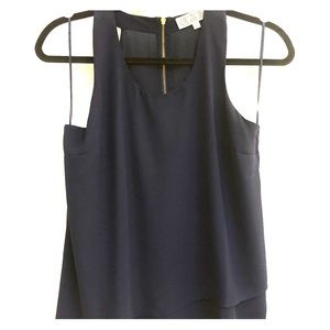 Navy blue sleeveless top